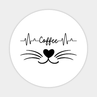 Coffee cat Magnet